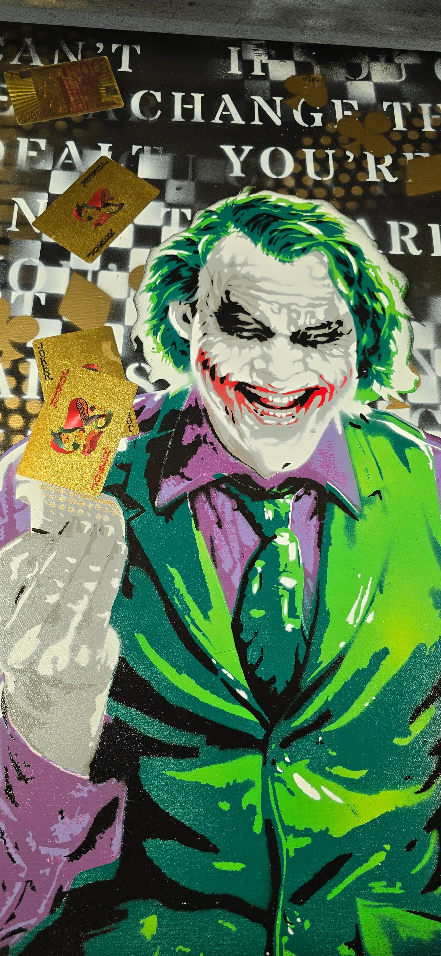 Joker's Chaos Spray paint art - ARTENDIST