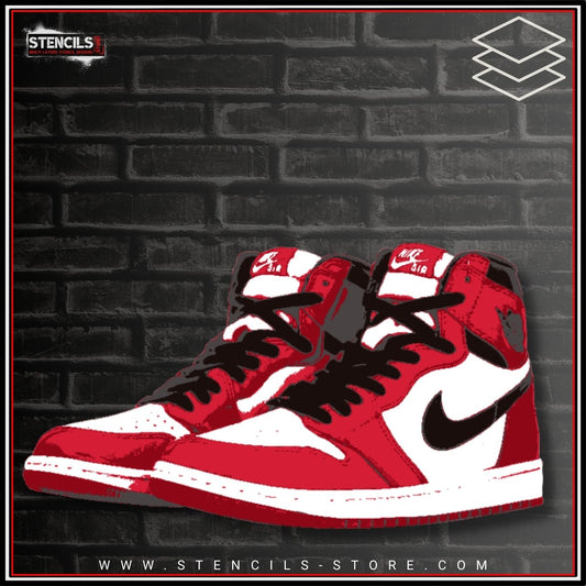 Sneakers 5- Layer Stencil - ARTENDIST