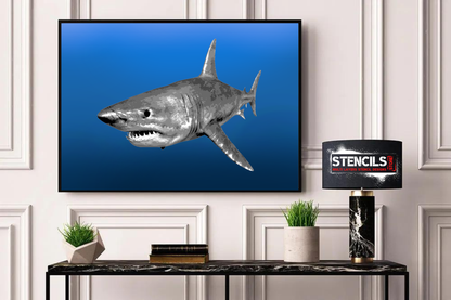 SHARK multi 7-layers stencil design - ARTENDIST