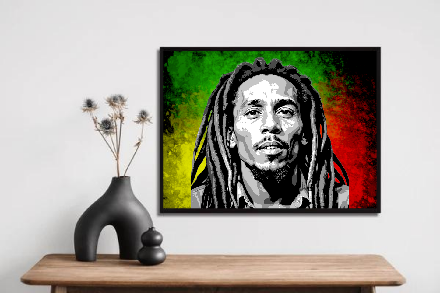 BOB MARLEY multi 5 layers stencil design PRE-CUT - ARTENDIST