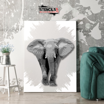 Elephant 5-Layer Stencil - ARTENDIST