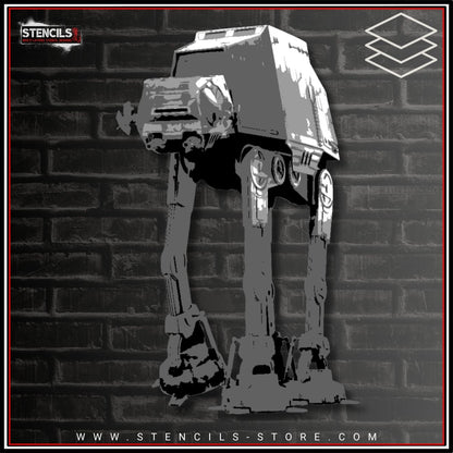 Galactic Walker 4-Layer Stencil - ARTENDIST