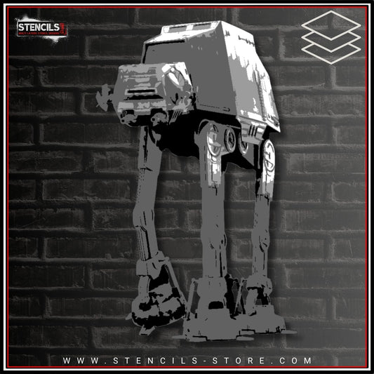 Galactic Walker 4-Layer Stencil - ARTENDIST