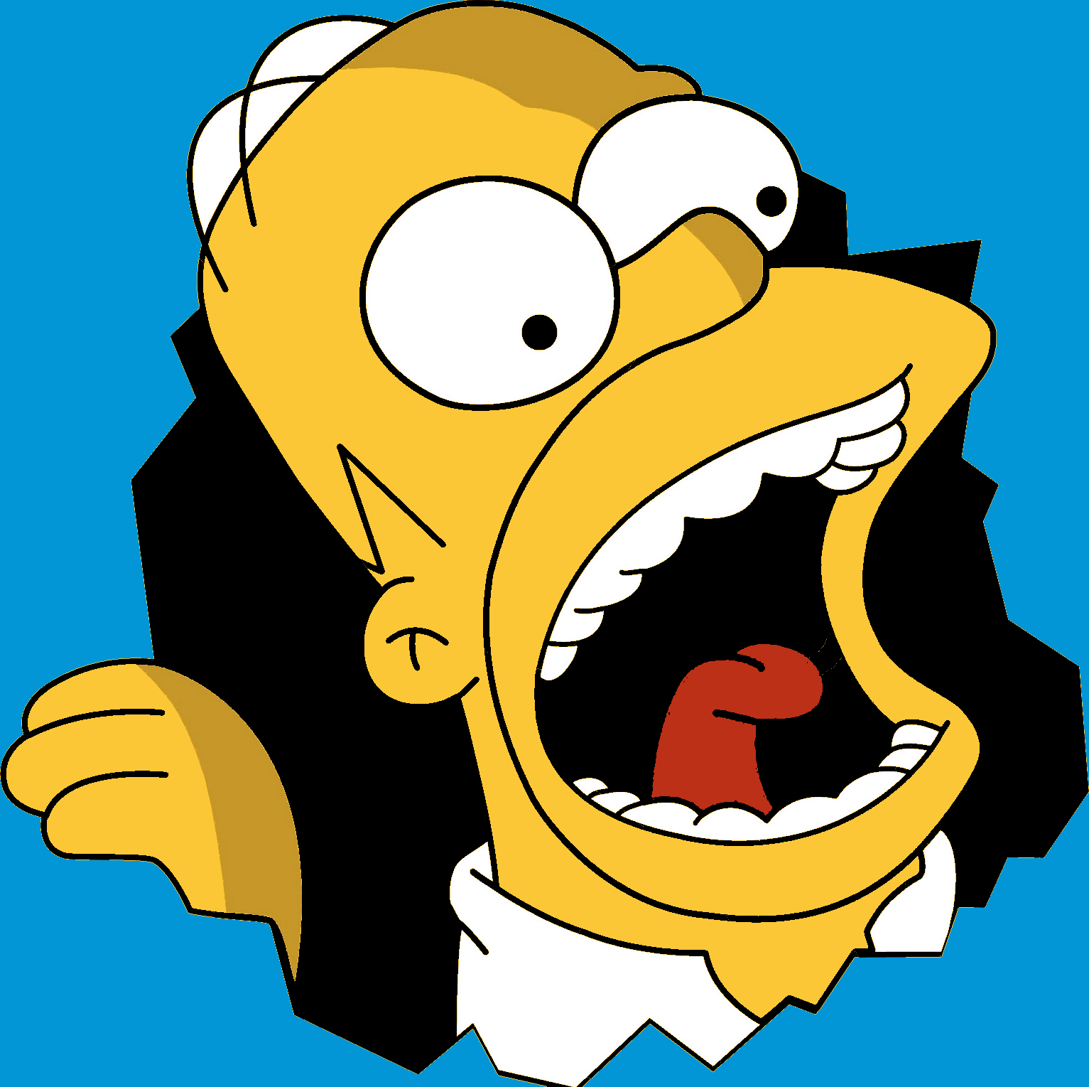HOMER SIMPSON multi 5-layers stencil design - ARTENDIST