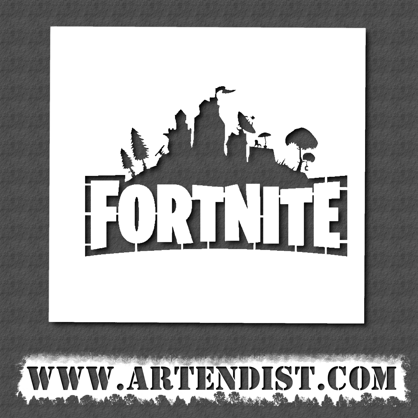 Fortnite Stencil - ARTENDIST
