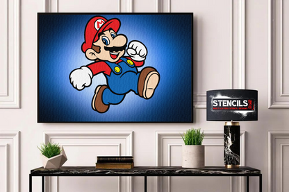 SUPER MARIO multi 6-layers stencil design - ARTENDIST
